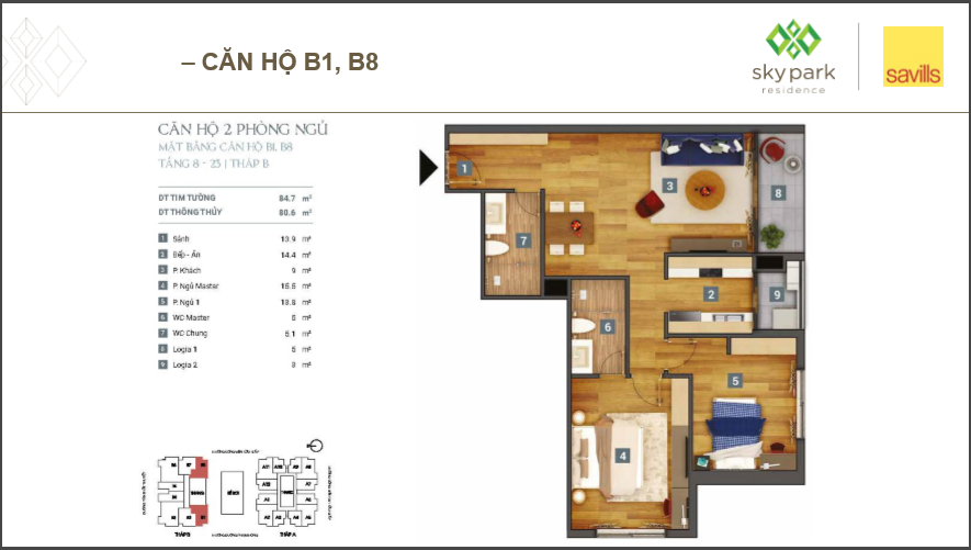 Chung cư Sky Park Residence Tôn Thất Thuyết