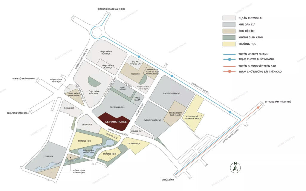 Vị trí Le Parc Place